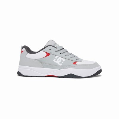 DC Penza Men's Red/White/Grey Sneakers Australia Online WTO-537